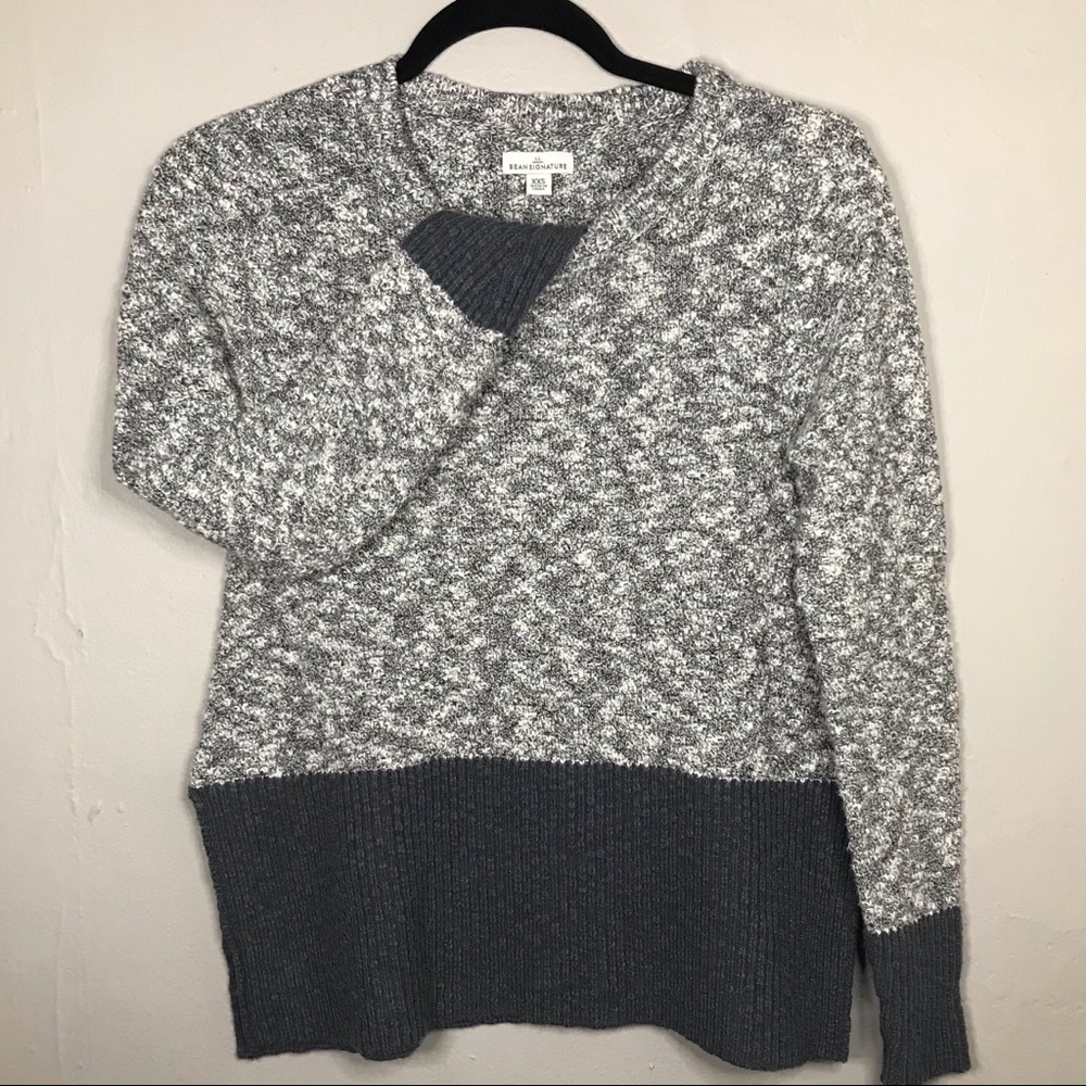 L.L.Bean Signature Cotton Linen Crewneck Sweater